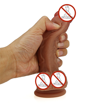 Realistic Penis for Women with Skin Feeling / Female Double-Layer Silicone Dildo Masturbator - EVE's SECRETS